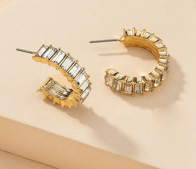Aretes Shiny Hoop