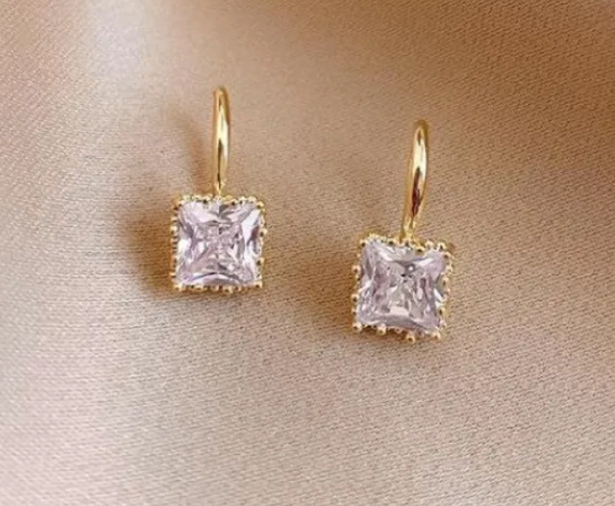 Aretes Shiny Square