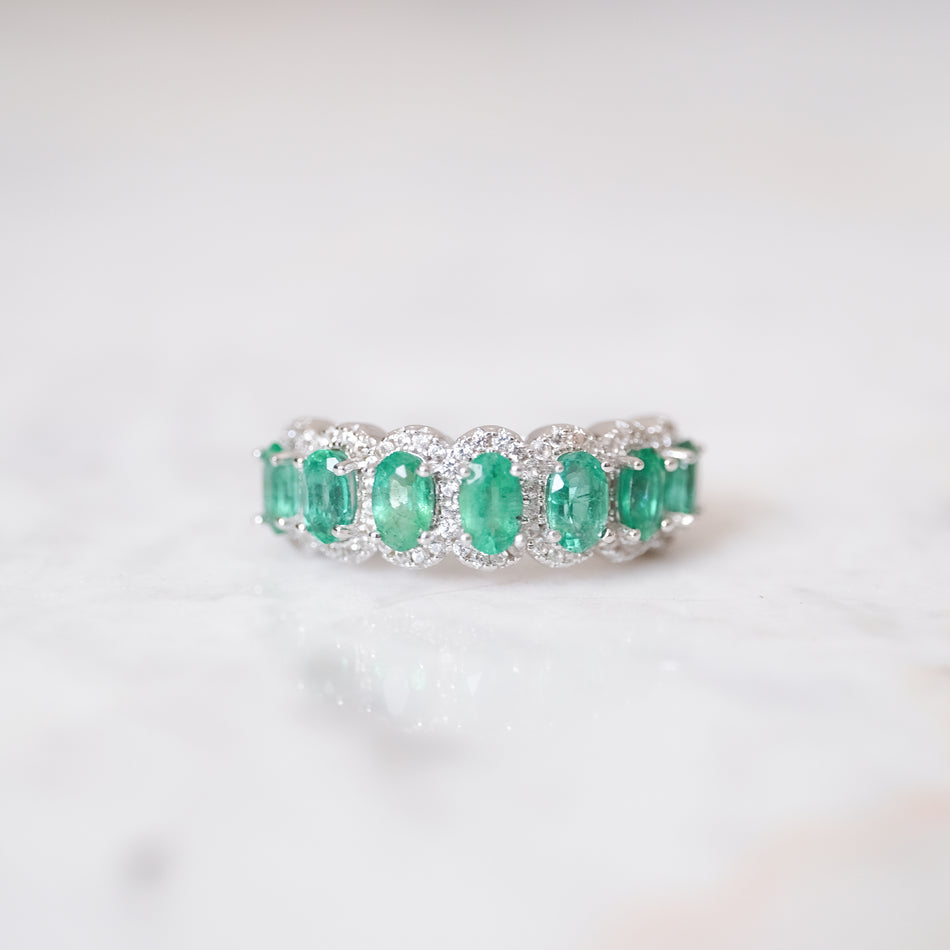 Anillos Esmeralda y Plata 925