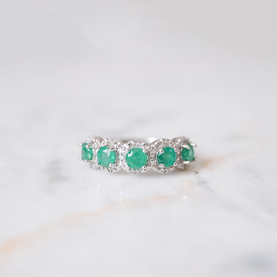 Anillos Esmeralda y Plata 925