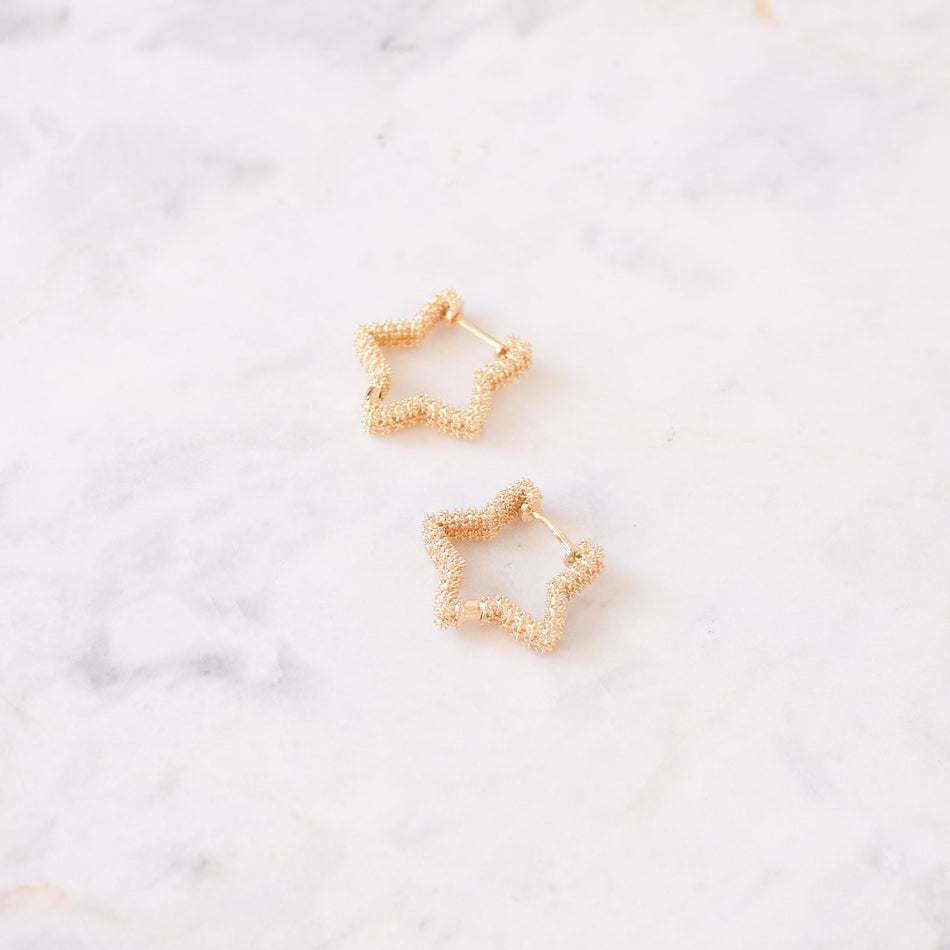 Aretes Huggies Full Stars