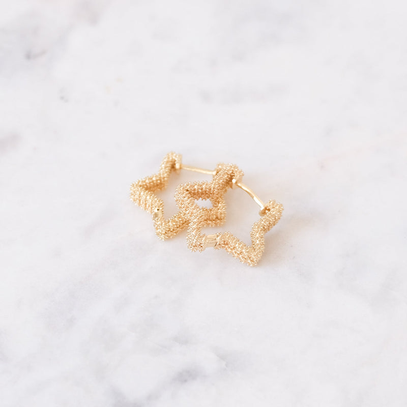 Aretes Huggies Full Stars