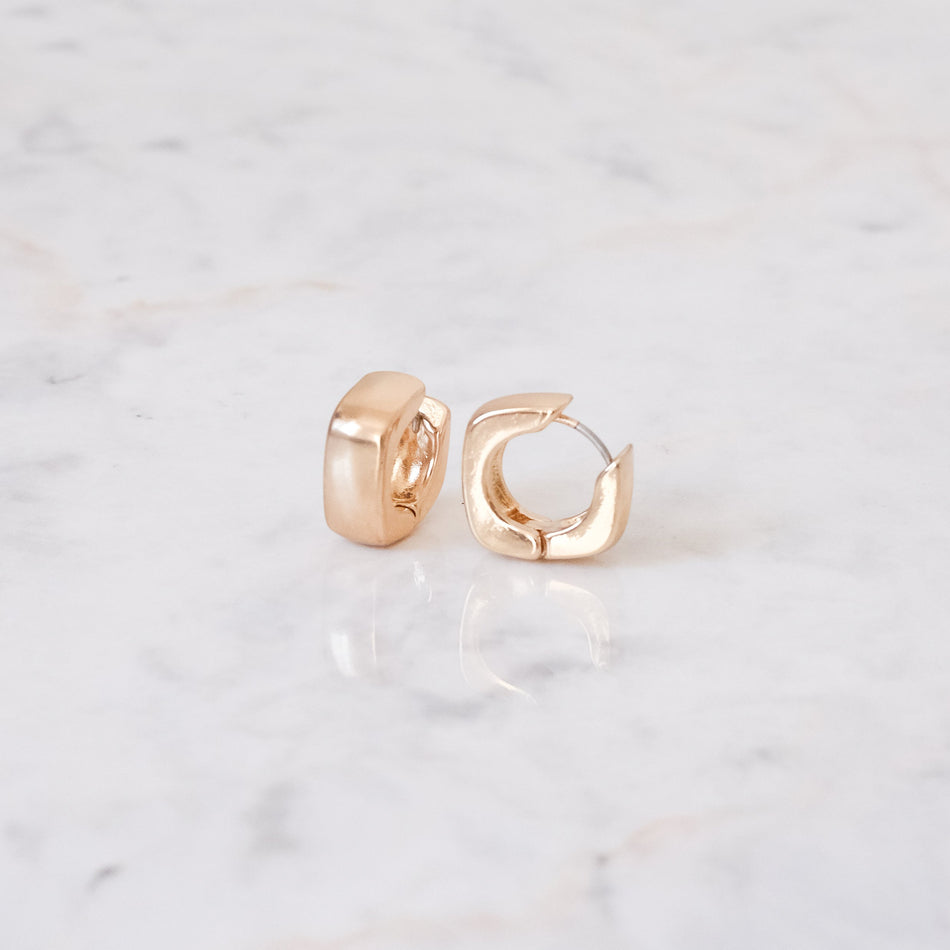 Aretes Huggies Square