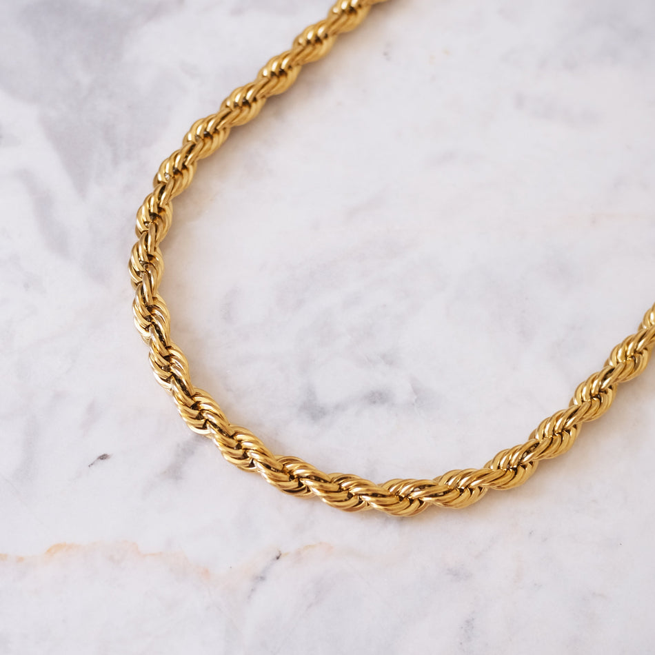 Collar Torsal Acero Chunky