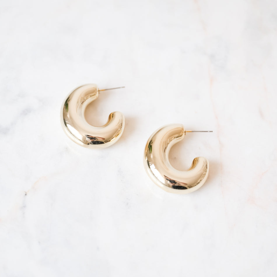 Aretes Lune d'Or