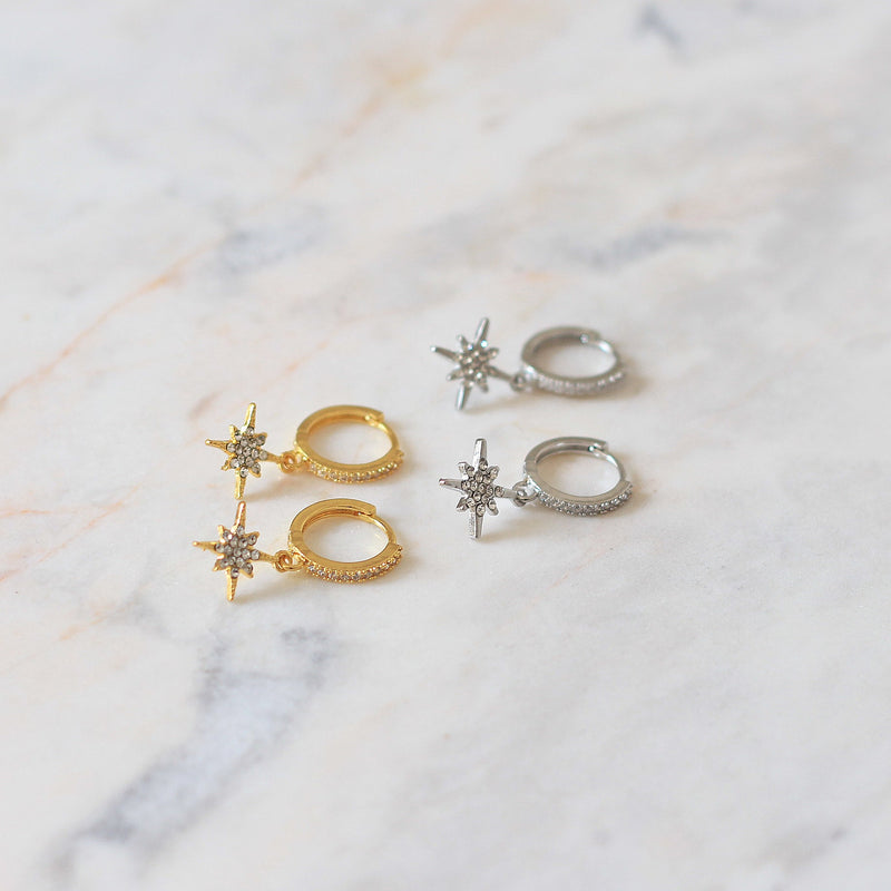Aretes Huggies Constelations
