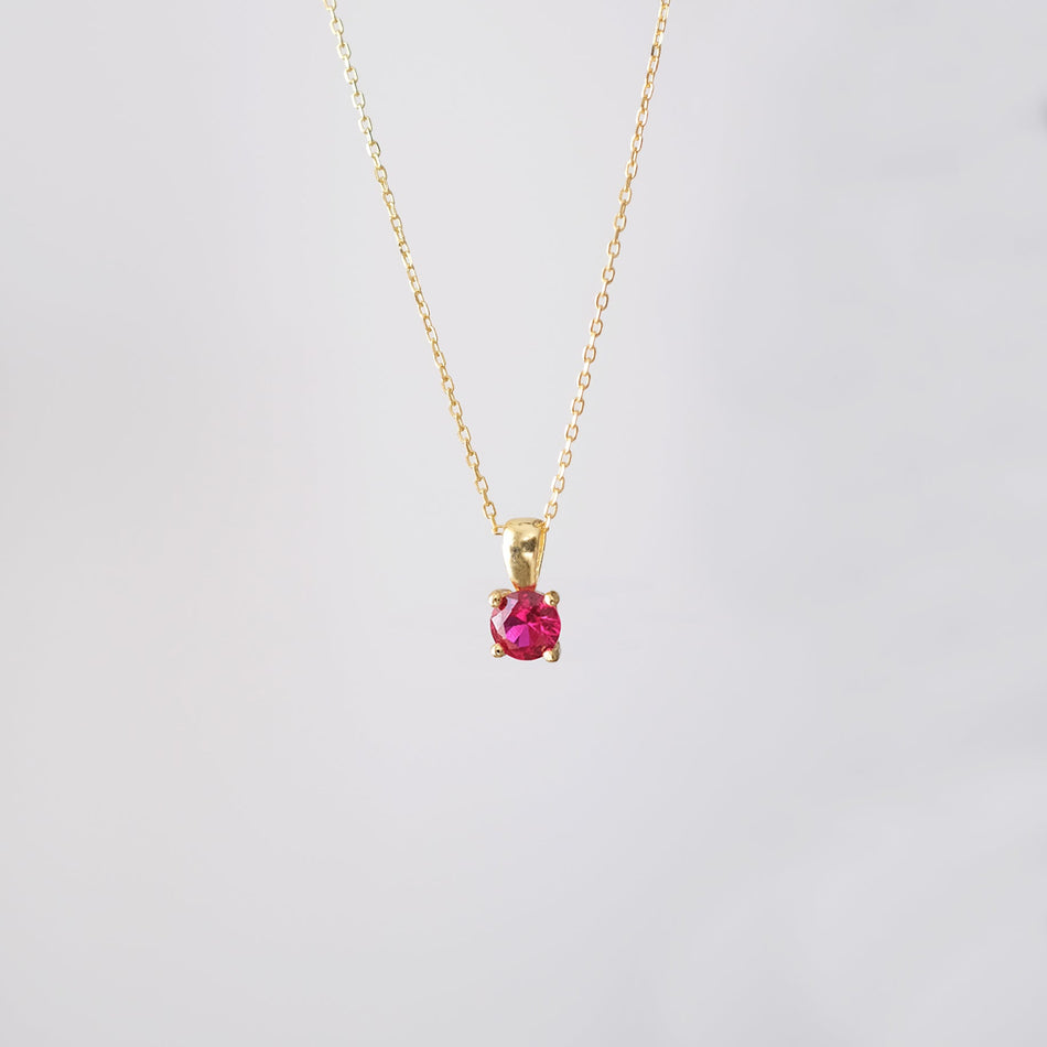 Collar Julio - Birthstone