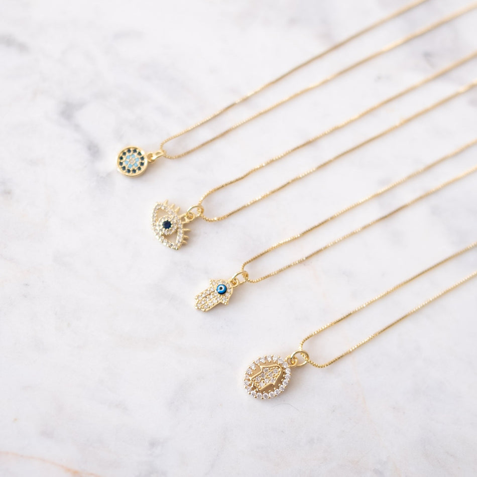 Collar Hamsa Charm