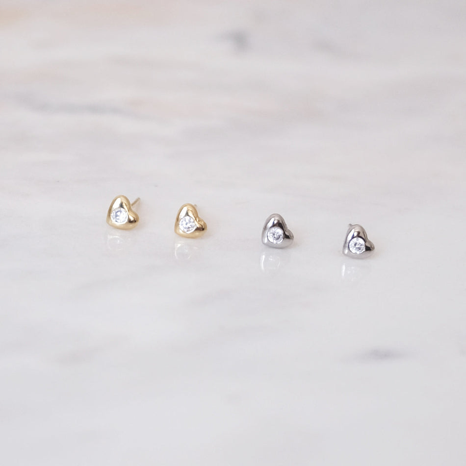 Aretes Shiny Heart