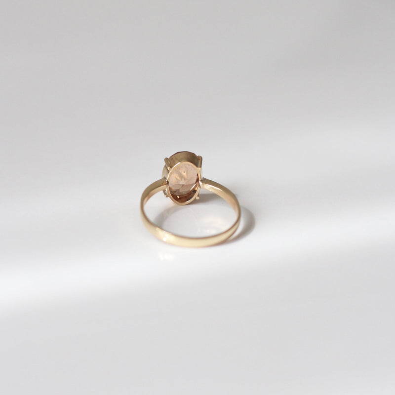 Anillo Topacio Champagne