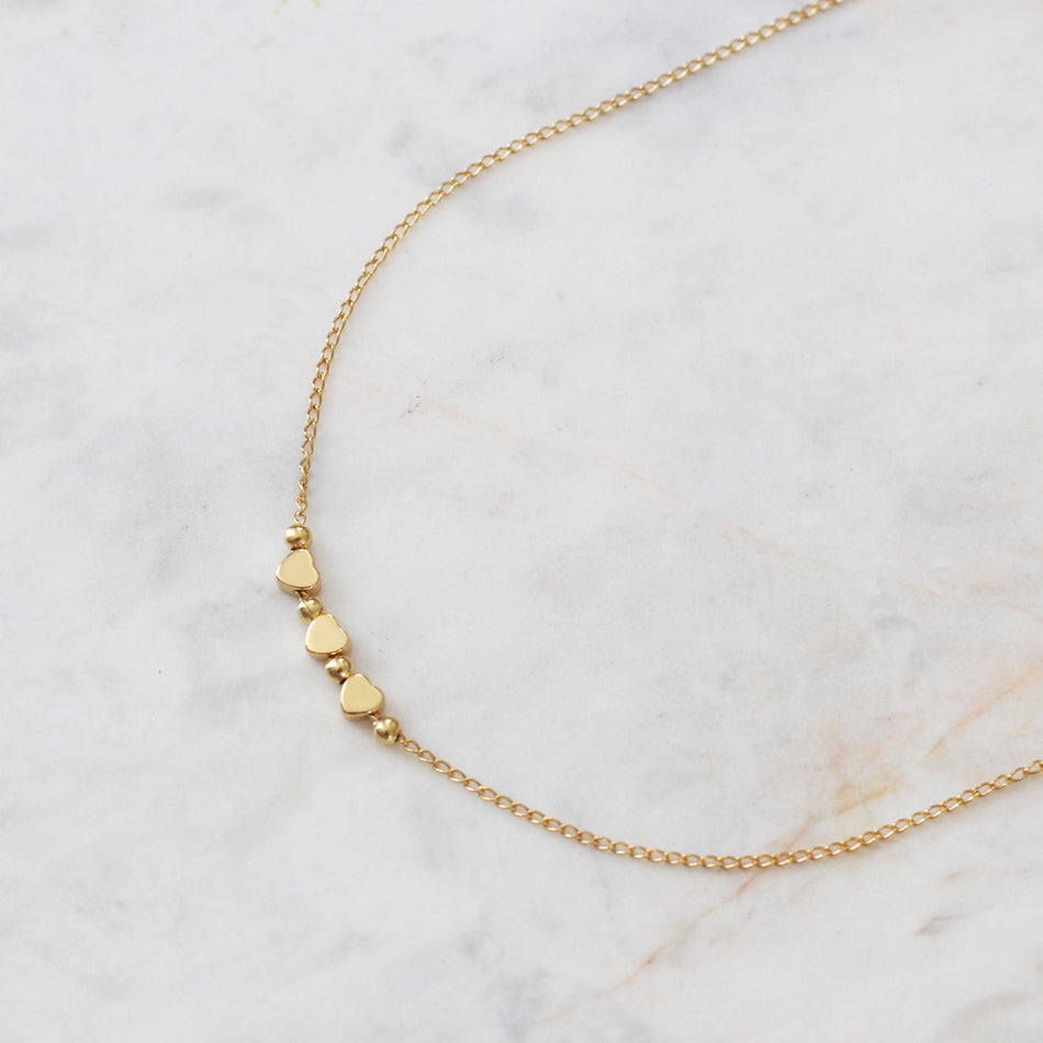 Collar Three Hearts