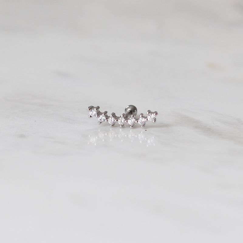 Arete Piercing Lining Diamonds