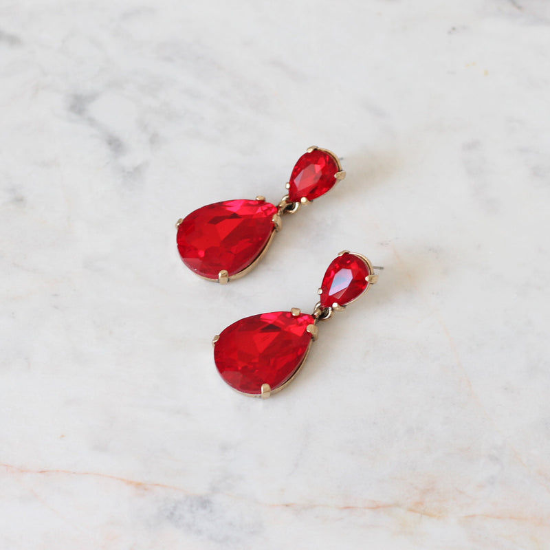 Aretes Red Drop