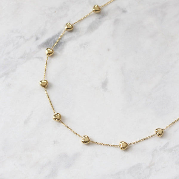 Collar Choker Hearts