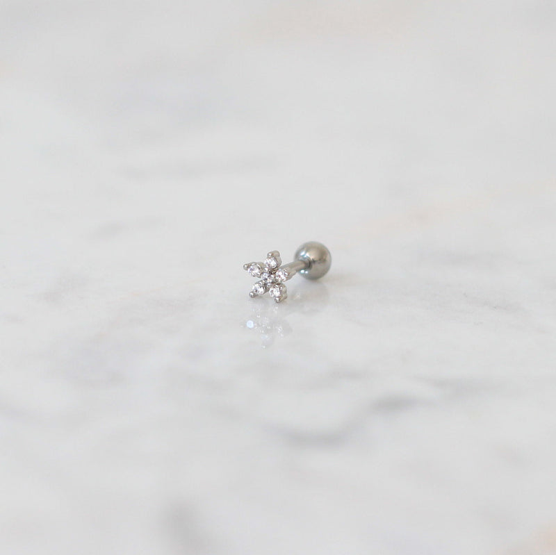Aretes Piercing Flower