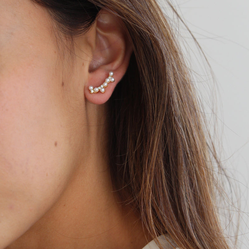 Aretes Touch of Pearls